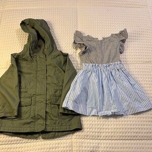Lot of Toddler Girls Clothes, Size 2T, Crewcuts and Old Navy